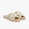 Autre image de NOWRA SANDALE W - COTON/EMBROID. - BEIGE/MULTICOLORE